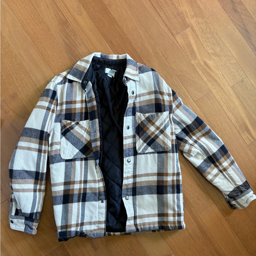 H&M Men's Plaid Flannel Jacket
